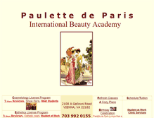 Tablet Screenshot of paulettedeparis.com